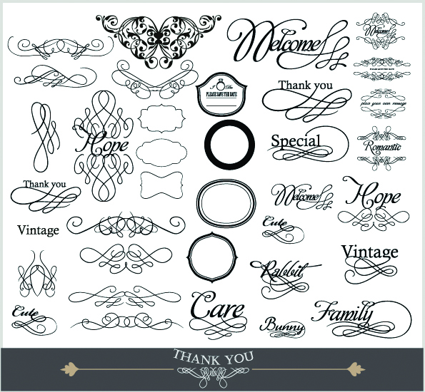 free vector Europeanstyle lace border 01 vector